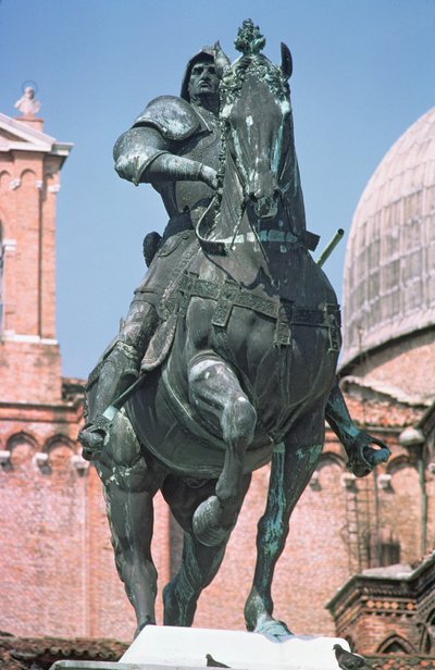 Reiterstatue des Condottiere Bartolomeo Colleoni, 1488 von Andrea del Verrocchio